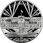 5 Crowns - Elizabeth II 50th Anniversary of Coronation, United Kingdom, 2003 reverse image