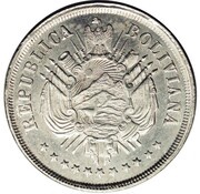 20 Centavos Silver Pattern obverse image