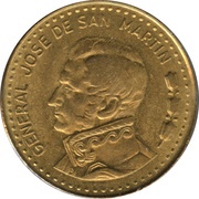 50 Pesos magnetic reverse image