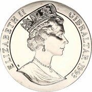 2.8 ECUs - Elizabeth II Ariane Space Programme obverse image