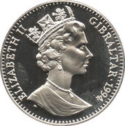 2.8 ECUs - Elizabeth II Mythology obverse image