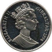 2.8 ECUs - Elizabeth II Europa obverse image