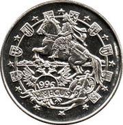 2.8 ECUs - Elizabeth II 1000 Years of Austria reverse image