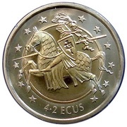 4.2 ECUs - Elizabeth II Knight reverse image