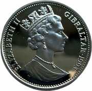 14 ECUs - Elizabeth II Eurotunnel obverse image