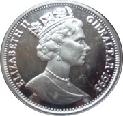 14 ECUs - Elizabeth II Sir Winston Churchill obverse image