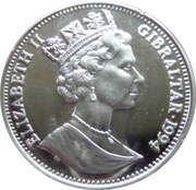14 ECUs - Elizabeth II International Aid for Europe obverse image