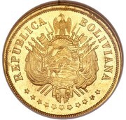 20 Centavos Gold Pattern obverse image