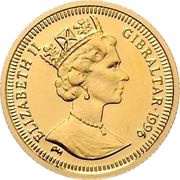 15 ECUs - Elizabeth II Golden Hind obverse image