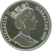 21 ECUs - Elizabeth II Europa with shield of Austria, Sweden and Finland obverse image