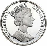 35 ECUs / 25 Pounds - Elizabeth II obverse image