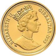 70 ECUs - Elizabeth II Eurotunnel obverse image