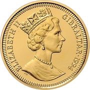 70 ECUs - Elizabeth II Channel Tunnel obverse image