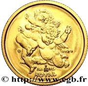 1⁄25 Royal - Elizabeth II Cherubs; Gold, United Kingdom, 2000 reverse image