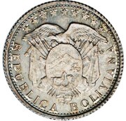 20 Centavos Silver Pattern obverse image