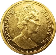 ⅒ Royal - Elizabeth II Long Haired Dachshund obverse image