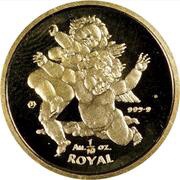 ⅒ Royal - Elizabeth II Cherubs, United Kingdom, 2000 reverse image