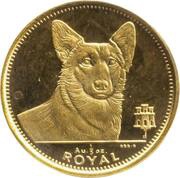 ⅕ Royal - Elizabeth II Corgi, United Kingdom, 1991 reverse image