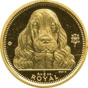 ⅕ Royal - Elizabeth II Cocker Spaniel, United Kingdom, 1992 reverse image