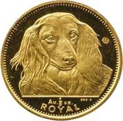 ⅕ Royal - Elizabeth II Long-haired Dachshund, United Kingdom, 1993 reverse image
