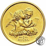 ⅕ Royal - Elizabeth II Kissing Cherubs, United Kingdom, 1998 reverse image