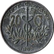 20 Centavos reverse image