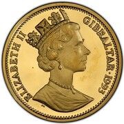 ½ Royal - Elizabeth II Long-haired Dachshund obverse image