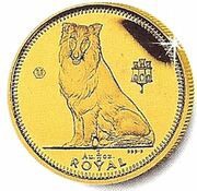 ½ Royal - Elizabeth II Collie, United Kingdom, 1995 reverse image