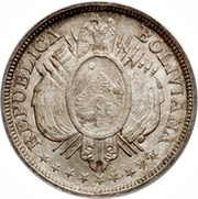 ½ Boliviano / 50 Centavos obverse image