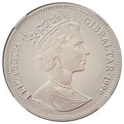 1 Royal - Elizabeth II 4 Cherub Angels; Silver Proof obverse image