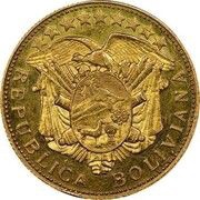 ½ Boliviano / 50 Centavos Pattern obverse image