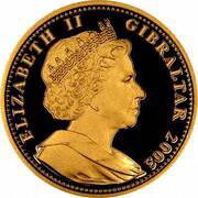 1 Royal - Elizabeth II Cherub with crossed arms; Gold obverse image