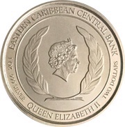 2 Dollars - Elizabeth II Emerald Isle of the Caribbean obverse image