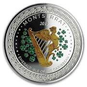 2 Dollars - Elizabeth II Emerald Isle of the Caribbean; Colourised, United Kingdom, 2019 reverse image