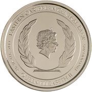 2 Dollars - Elizabeth II Sea Turtle; Colourised obverse image