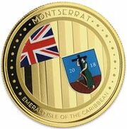 10 Dollars - Elizabeth II Emerald Isle of the Caribbean; Colourised, United Kingdom, 2018 reverse image