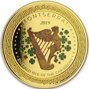10 Dollars - Elizabeth II Emerald Isle of the Caribbean; Colourised, United Kingdom, 2019 reverse image