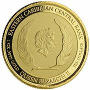 10 Dollars - Elizabeth II Montserrat Oriole; Colourised obverse image