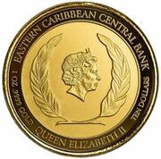 10 Dollars - Elizabeth II Sea Turtle; Colourised obverse image