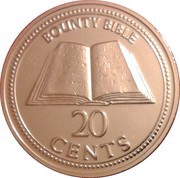20 Cents - Elizabeth II 3rd portrait reverse image