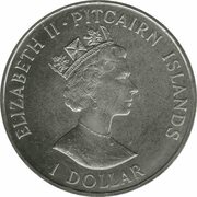 1 Dollar - Elizabeth II Drafting of the Constitution obverse image