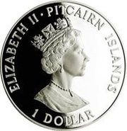 1 Dollar - Elizabeth II HMAV Bounty; Silver Proof Issue obverse image