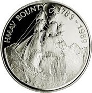 1 Dollar - Elizabeth II HMAV Bounty; Silver Proof Issue reverse image
