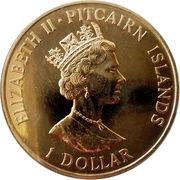 1 Dollar - Elizabeth II Establishment of Settlement obverse image