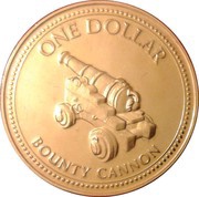 1 Dollar - Elizabeth II 3rd portrait reverse image