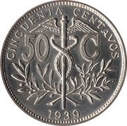50 Centavos reverse image