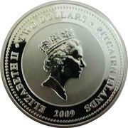 2 Dollars - Elizabeth II Humpback Whale obverse image
