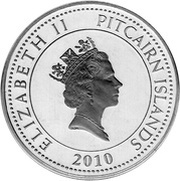 2 Dollars - Elizabeth II 3rd portrait; Proof Issue obverse image