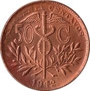 50 Centavos reverse image