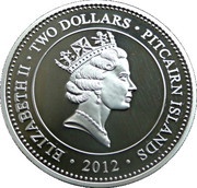 2 Dollars - Elizabeth II Lifetime of Service obverse image